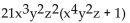 <strong>Factor the GCF from each term in the expression. </strong> A) B) C) D)