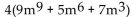 <strong>Factor the GCF from each term in the expression. </strong> A) B) C) D)