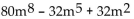 <strong>Factor the GCF from each term in the expression. </strong> A) B) C) D)