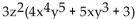 <strong>Factor the GCF from each term in the expression. </strong> A) B) C) D) No common factor
