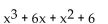 <strong>Factor by grouping. </strong> A) B) C) (6x + 1)(x + 1) D)