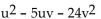 <strong>Factor the polynomial. If the polynomial is prime, so state. </strong> A) (u - 3v)(u + 8v) B) (u + 3v)(u - 8v) C) (u - 3v)(u + v) D) prime