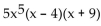 <strong>Factor completely. If the polynomial is prime, so state. </strong> A) B) C) D)