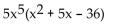 <strong>Factor completely. If the polynomial is prime, so state. </strong> A) B) C) D)