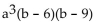 <strong>Factor completely. If the polynomial is prime, so state. </strong> A) a(ab - 6)(ab - 9) B) a(ab + 6)(ab + 9) C) D)