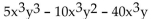 <strong>Factor completely. If the polynomial is prime, so state. </strong> A) B) C) D) prime