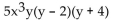 <strong>Factor completely. If the polynomial is prime, so state. </strong> A) B) C) D) prime
