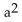 <strong>Write using exponents. aa</strong> A) B) C) 2a D)