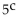 <strong>Write using exponents. ccccc</strong> A) 5c B) C) D)