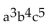 <strong>Write using exponents. aaa bbbb ccccc</strong> A) 60abc B) C) D)