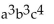 <strong>Write using exponents. aaa bbbb ccccc</strong> A) 60abc B) C) D)