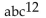 <strong>Write using exponents. aaa bbbb ccccc</strong> A) 60abc B) C) D)