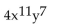 <strong>Simplify. </strong> A) B) 108xy C) D)