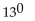 <strong>Simplify. </strong> A) 0 B) 1 C) -1 D) 13