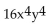 <strong>Simplify. </strong> A) -8xy B) C) 16xy D)