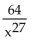 <strong>Simplify the expression by dividing out common factors. If the expression cannot be simplified by dividing out common factors, so state. </strong> A) B) C) D)