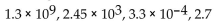 List the following numbers from smallest to largest. - 