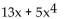 Express the polynomial in descending order. If the polynomial is already in descending order, so state. -