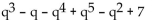 Express the polynomial in descending order. If the polynomial is already in descending order, so state. -