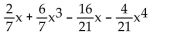 Express the polynomial in descending order. If the polynomial is already in descending order, so state. -
