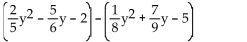 Subtract. - 