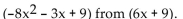 Subtract using columns. -Subtract  