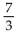 <strong>Find the missing coordinate if the ordered pair is to be a solution to the given equation. (4, ?) for the equation 3x - 3y = 5</strong> A) B) 20 C) D)