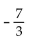 <strong>Find the missing coordinate if the ordered pair is to be a solution to the given equation. (4, ?) for the equation 3x - 3y = 5</strong> A) B) 20 C) D)