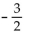 <strong>Find the missing coordinate if the ordered pair is to be a solution to the given equation. (?, -4) for the equation 4x - 3y = 6</strong> A) B) C) -10 D) - 18