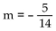 <strong>Find the slope of the line through the given points. (-7, -1) and (-7, 6)</strong> A) B) m = 0 C) D) undefined