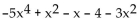 <strong>For the given expression, identify the terms and the numerical coefficients. </strong> A) B) C) D)