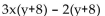 <strong>For the given expression, identify the terms and the numerical coefficients. </strong> A) B) C) D)