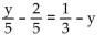 Solve the equation. - 