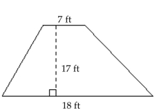Determine the area or volume as indicated. Use 3.14 for π when necessary. - Find the area.