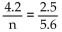 Solve the proportion for the variable by cross-multiplying. -