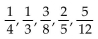 <strong>Write the first five terms of the sequence whose nth term is shown. an = n2n+ 2</strong> A) B) C) D)