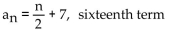 <strong>Find the indicated term of the sequence whose nth term is shown. </strong> A) 1 B) 15 C) 39 D) 23