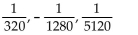 <strong>Write the next three terms of the sequence. </strong> A) B) C) D)