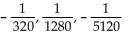 <strong>Write the next three terms of the sequence. </strong> A) B) C) D)