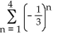 <strong>Evaluate the series. </strong> A) B) C) D)