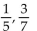<strong>Find the first and third partial sums, s1 and s3, for the sequence </strong> A) B) C) D)