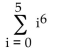 <strong>For the given general term an, write an expression using ∑ to represent the indicated partial sum. </strong> A) B) C) D)