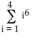 <strong>For the given general term an, write an expression using ∑ to represent the indicated partial sum. </strong> A) B) C) D)