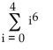 <strong>For the given general term an, write an expression using ∑ to represent the indicated partial sum. </strong> A) B) C) D)