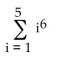 <strong>For the given general term an, write an expression using ∑ to represent the indicated partial sum. </strong> A) B) C) D)