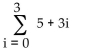 <strong>For the given general term an, write an expression using ∑ to represent the indicated partial sum. third partial sum</strong> A) B) C) D) i