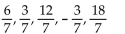 <strong>Write the first five terms of the arithmetic sequence with the given term and common difference. </strong> A) B) C) D)
