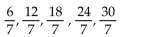 <strong>Write the first five terms of the arithmetic sequence with the given term and common difference. </strong> A) B) C) D)