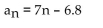 <strong>Write the expression for the general (or nth) term, an, of the arithmetic sequence. </strong> A) B) C) D)