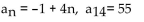 <strong>Write the expression for the general (or nth) term, an, of the arithmetic sequence. Then, find the indicated term of the arithmetic sequence. </strong> A) B) C) D)